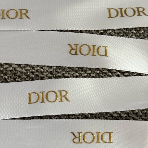Dior Logo White Authentic Ribbon 64 Inch New - Picture 7 of 10